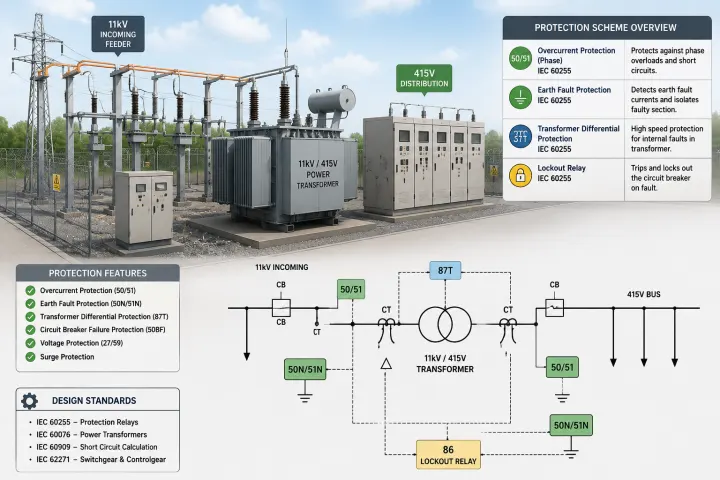 11kV Substation Protection Scheme